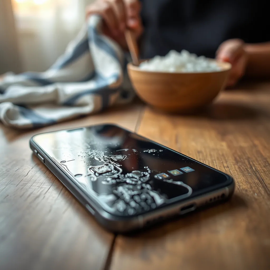 Zalany telefon nie włącza się – co robić?