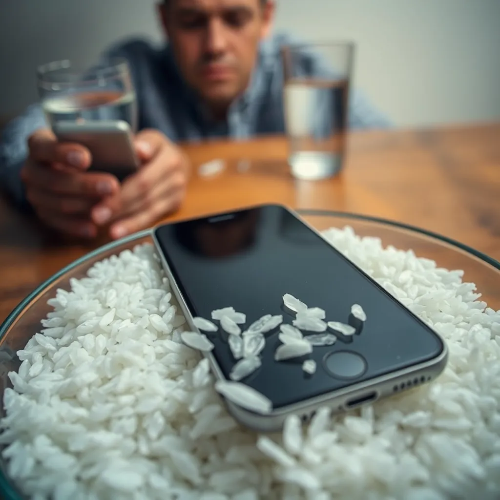 Ile trzymać telefon w ryżu po zalaniu?