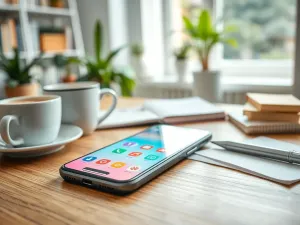 Nowoczesny smartfon Xiaomi 15 z wyraźnie wyeksponowanym modułem aparatu na minimalistycznym, betonowym tle.