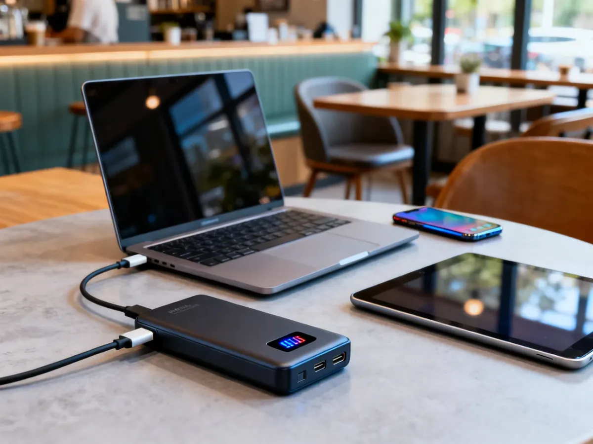 Powerbank Iniu z wyświetlaczem zasilający laptopa i urządzenia mobilne