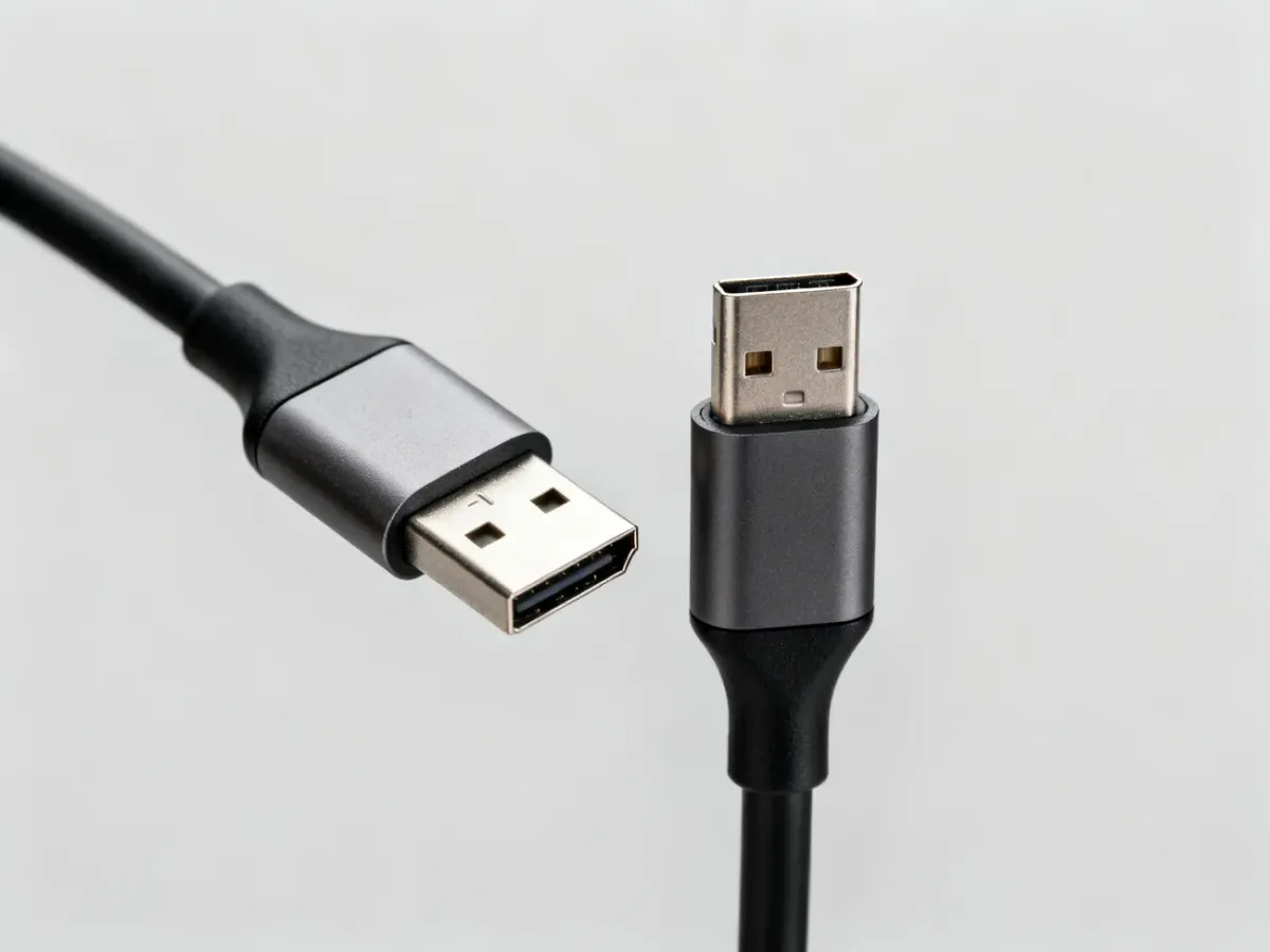 Kontrola łączenia przewodu USB z obudową złącza