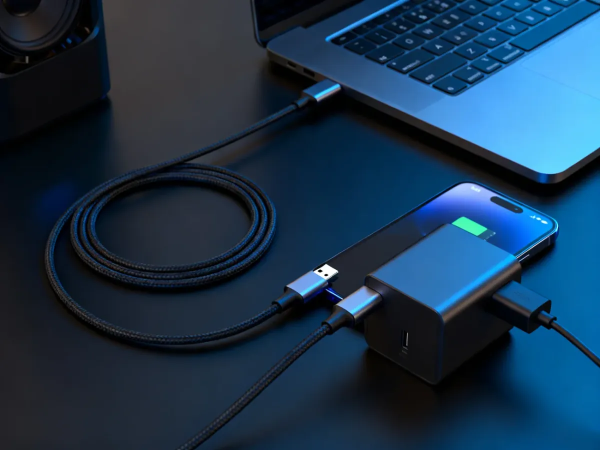 Urządzenia USB-C wykorzystywane do szybkiego przesyłania danych i ładowania
