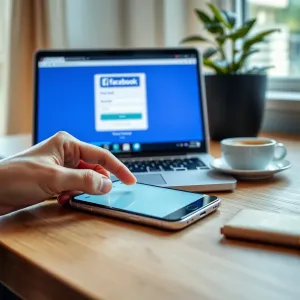 Ekran smartfona z widoczną ikoną trzech kropek w dymku czatu, sygnalizującą pisanie wiadomości przez rozmówcę.